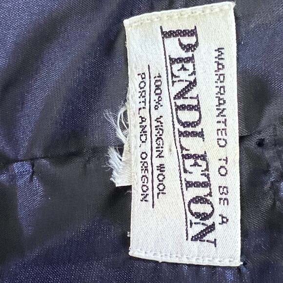 Pendleton Women’s Vintage 100% Virgin Wool Tartan Plaid Blazer No Size Tag Med? - Picture 8 of 11